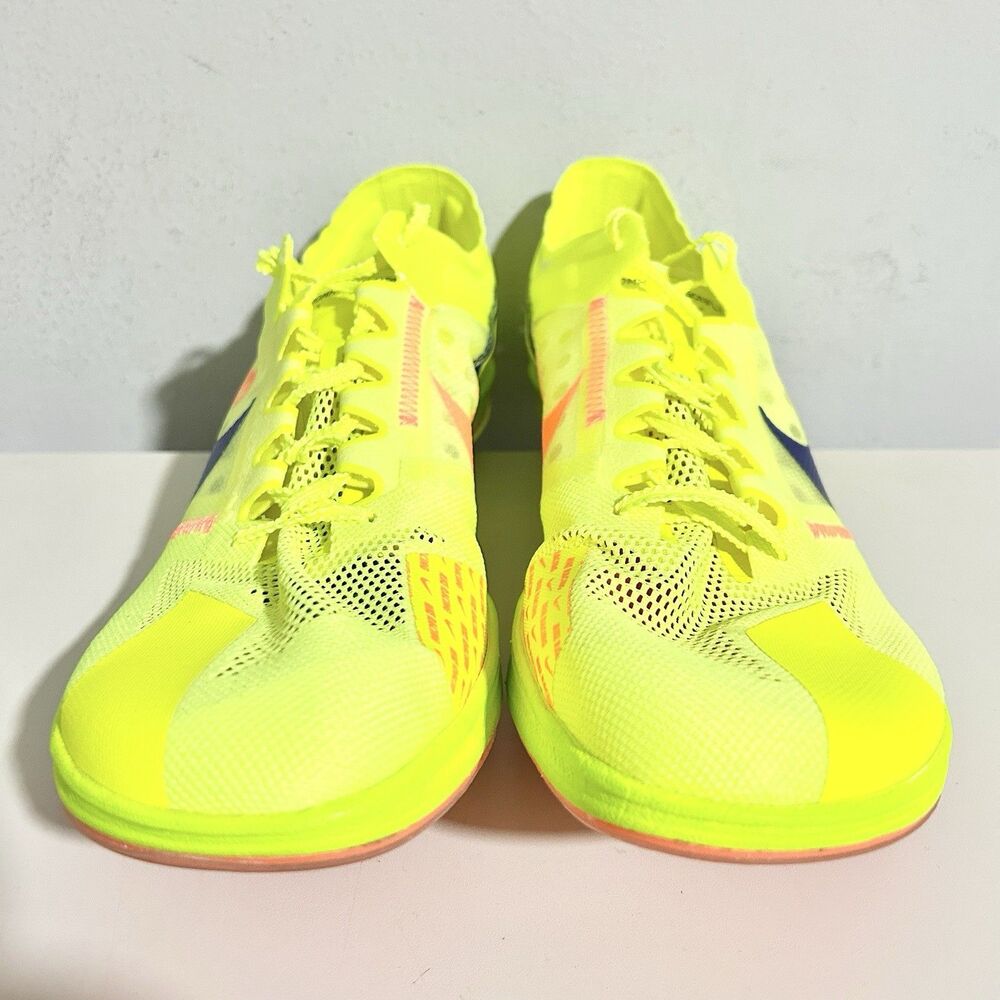 Nike ZoomX Dragonfly XC “Fast Pack” Men’s Size 12 Volt Blue Orange Track Spikes - Picture 3 of 9